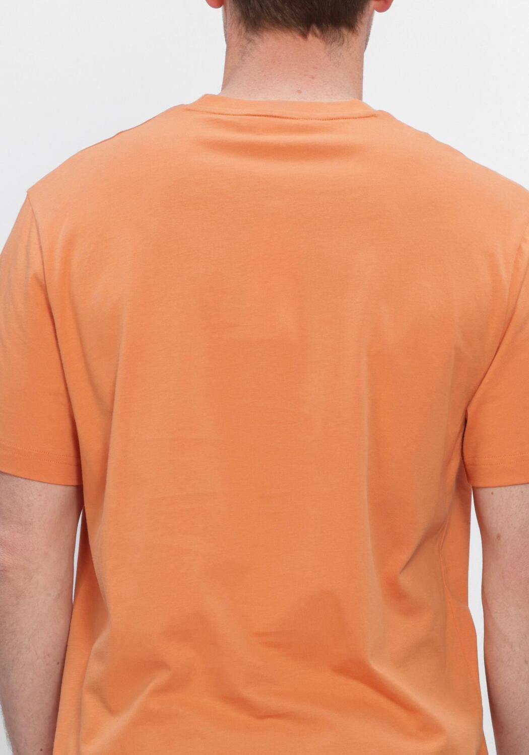 Oranje LACOSTE T-shirt COTTON T-SHIRT - large