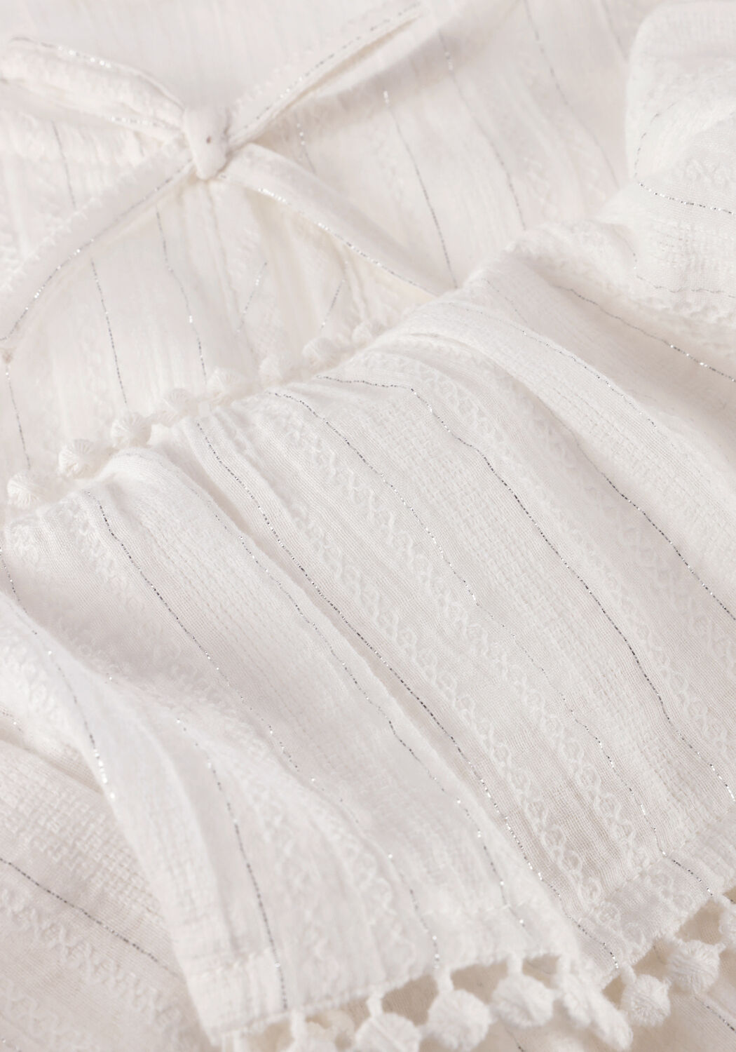 Witte AI&KO Mini jurk BRECHT LUREX CO 503 G - large