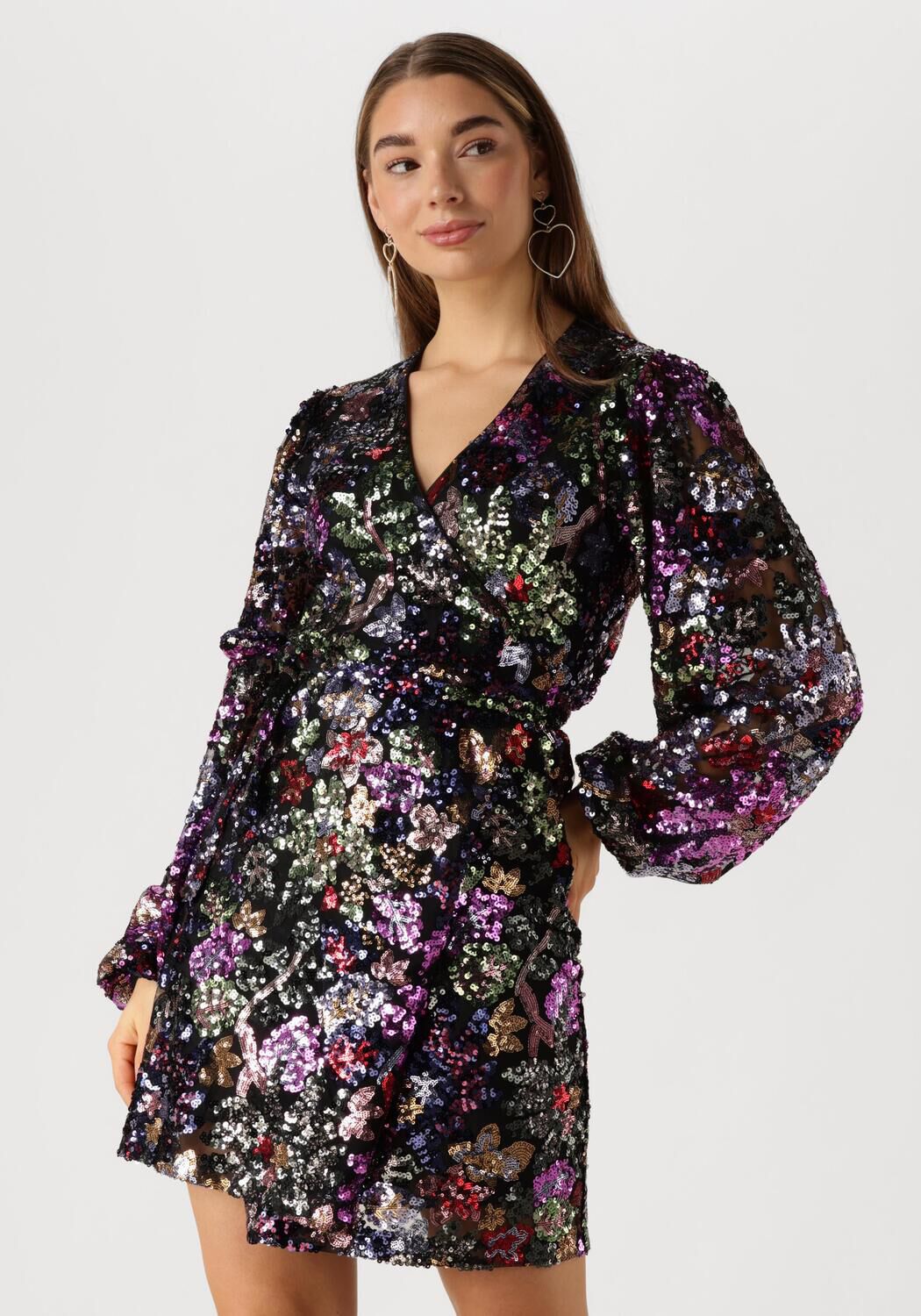 Notre-v Kleurrijke Mini Jurk met Speelse Charme Multicolor Dames