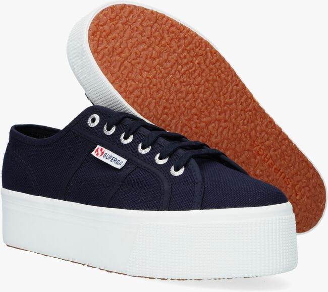 Blauwe SUPERGA Lage sneakers 2790 COTW LINE UP AND DOWN - large