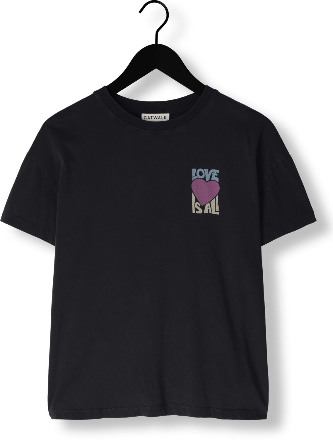 CATWALK JUNKIE Dames Tops & T-shirts Relaxed Tee Grijs