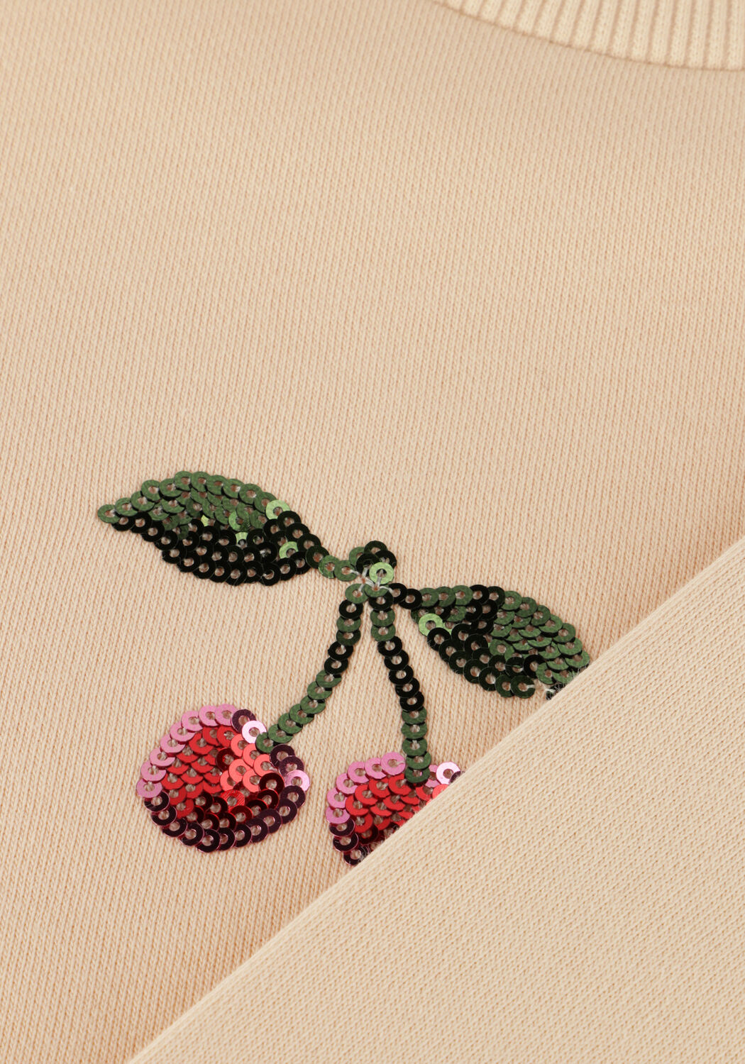 Ecru KONGES SLOJD Trui LOU SEQUIN SWEAT SHIRT OCS - large