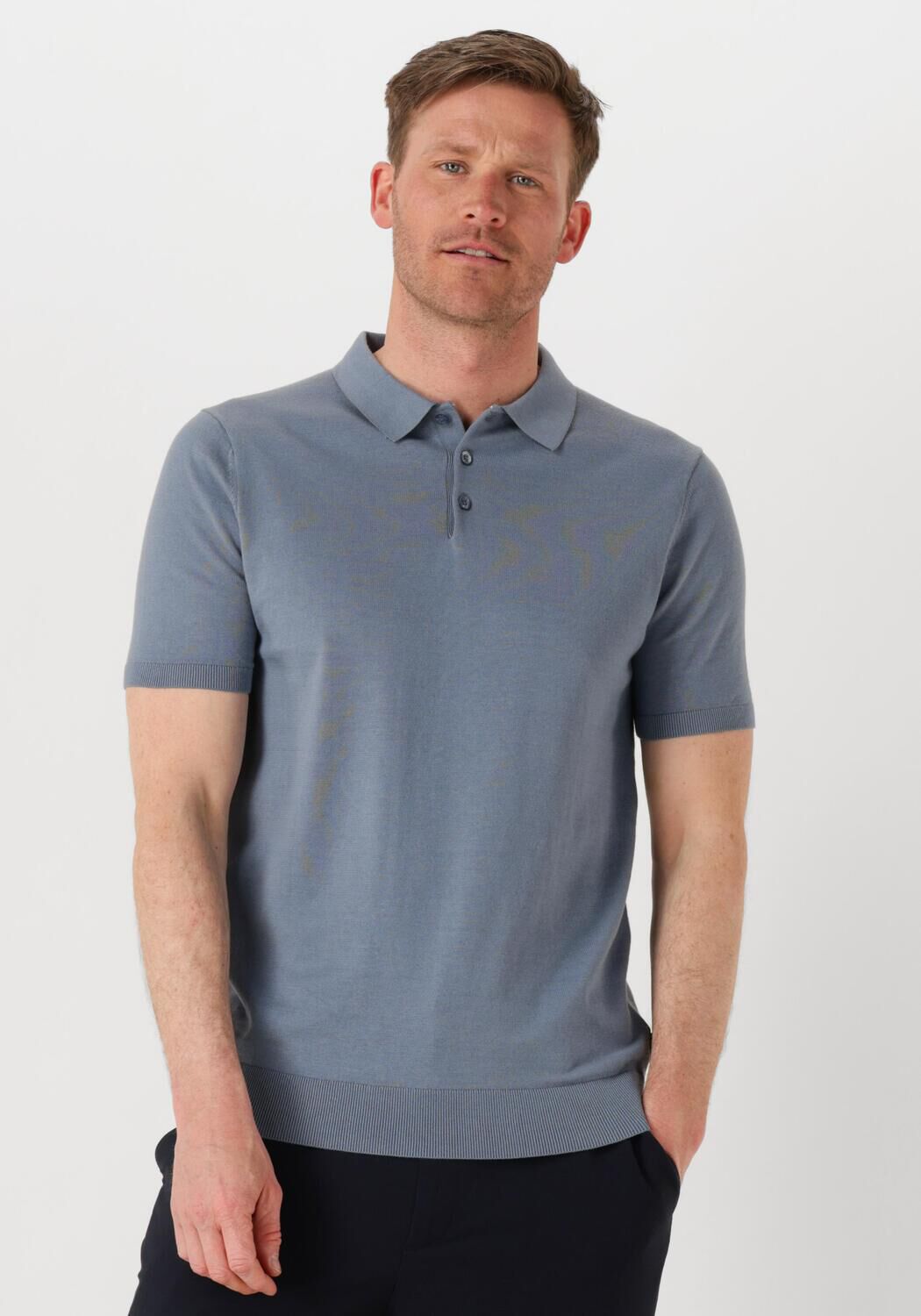 SAINT STEVE Heren Polo's & T-shirts Chris Lichtblauw