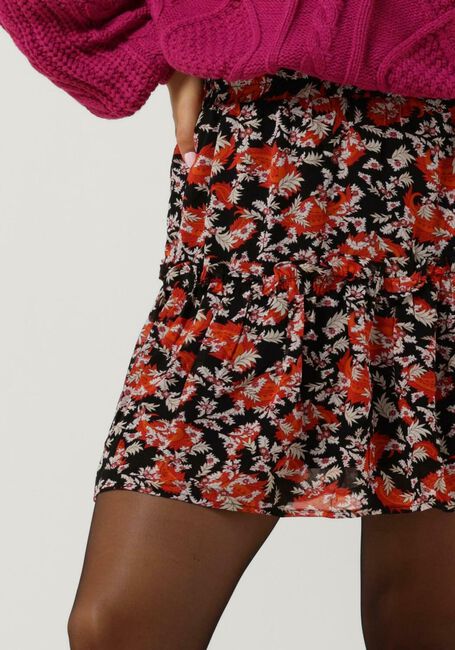 Oranje COLOURFUL REBEL Minirok HANNAH PAISLEY FLOWER BOHO SKIRT - large