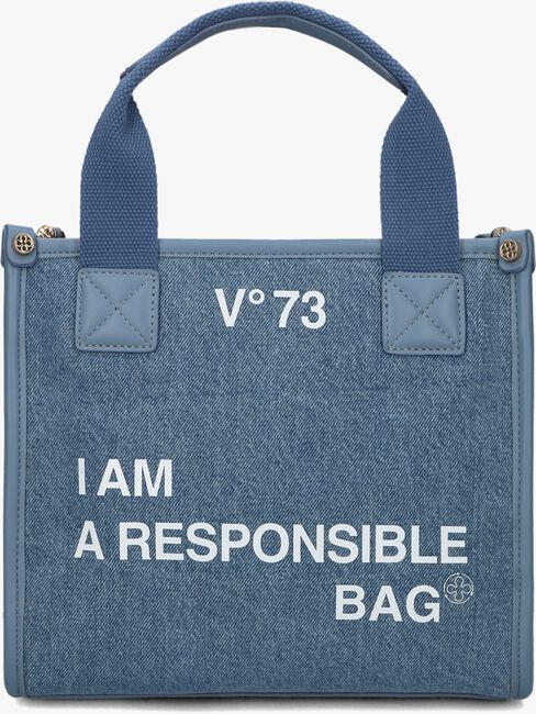 Blauwe V73 Shopper RESPONSIBILITY BIS SHOPPING - large