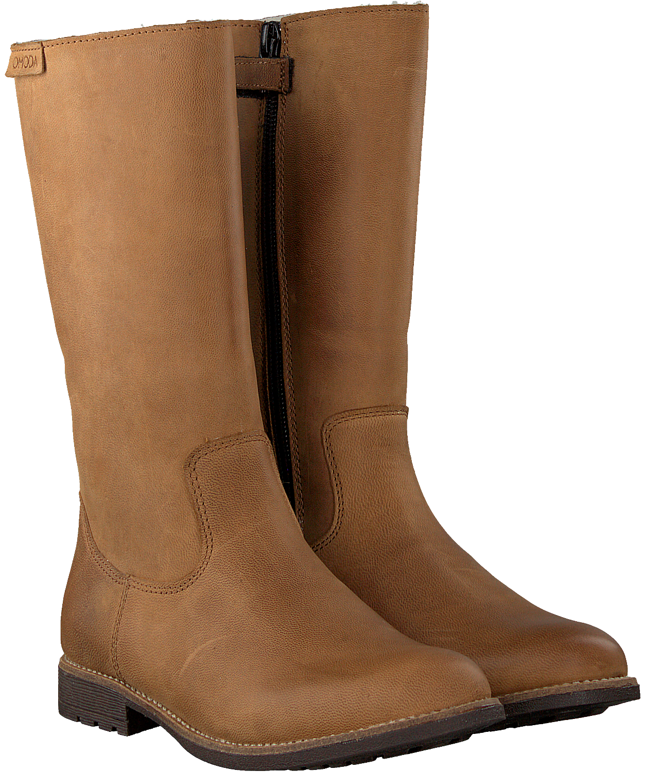 Cognac OMODA Hoge laarzen OM119601 | Omoda Omoda meisjes Hoge Laarzen | KLEDING.nl