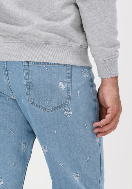 Blauwe BLS HAFNIA Straight leg jeans NEW ALL OVER JEANS - large