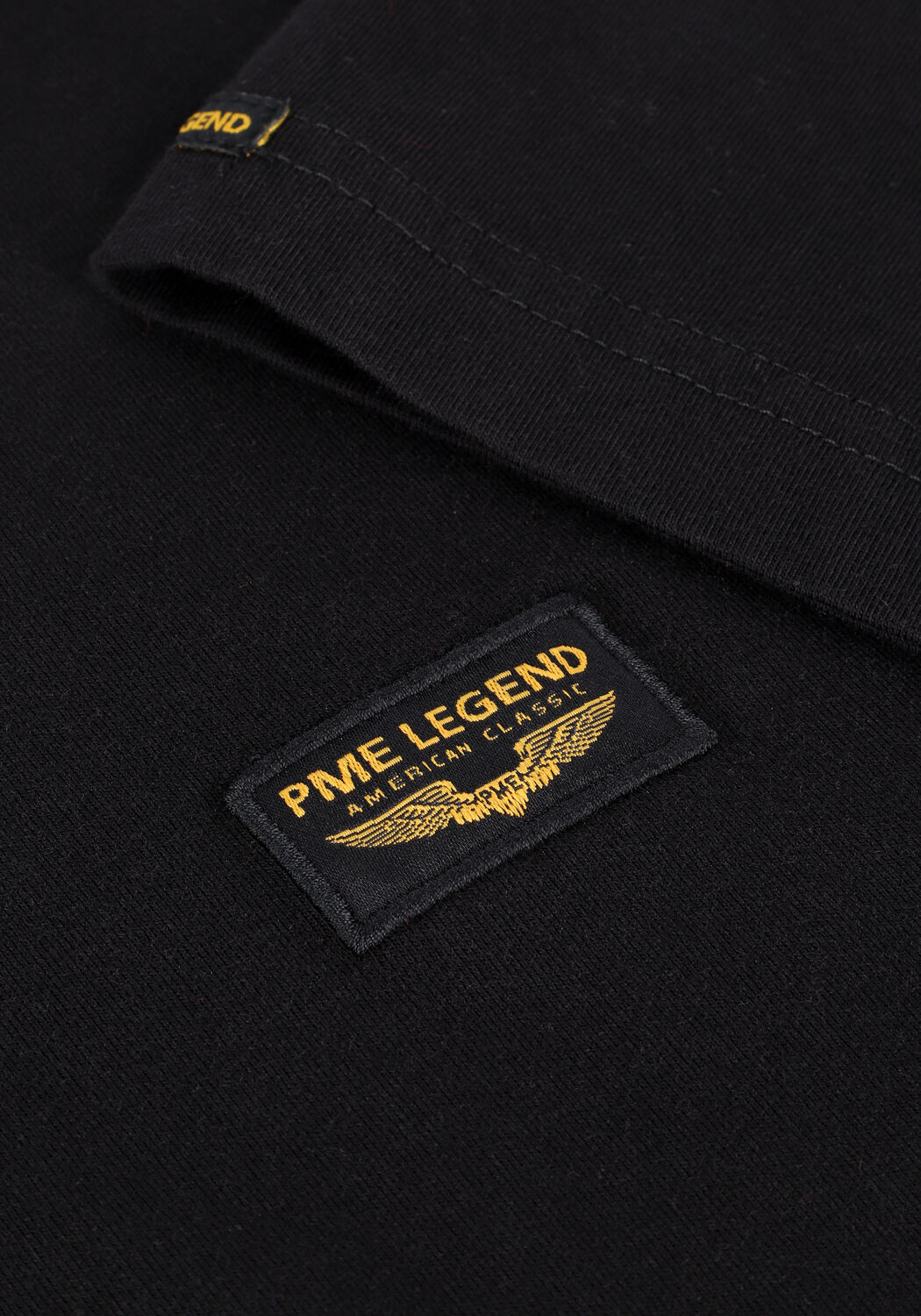 Zwarte PME LEGEND T-shirt SHORT SLEEVE R-NECK GUYVER TEE - large