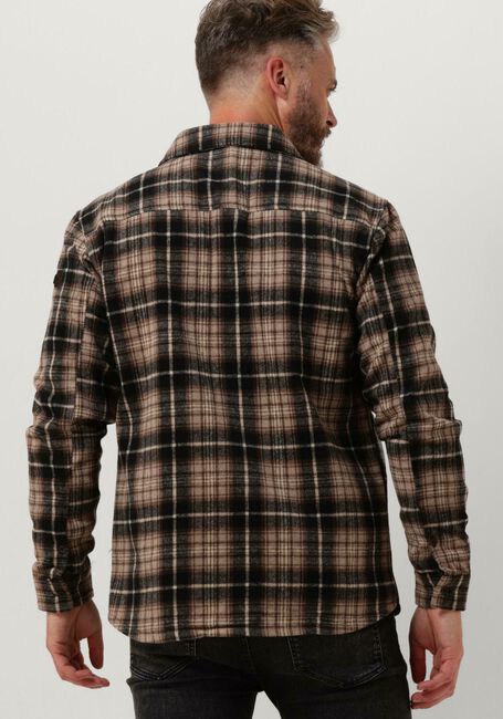 Bruine PUREWHITE Overshirt WOOL LOOK CHECK OVERSHIRT - large