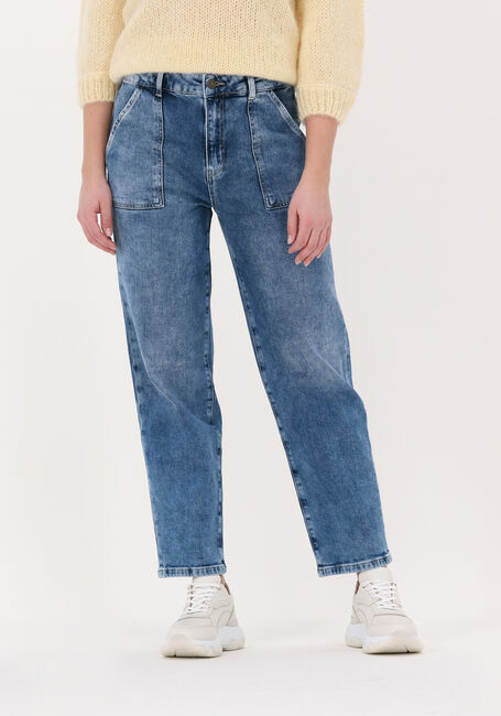Blauwe BY-BAR Mom jeans SMILEY PANT NRX - large