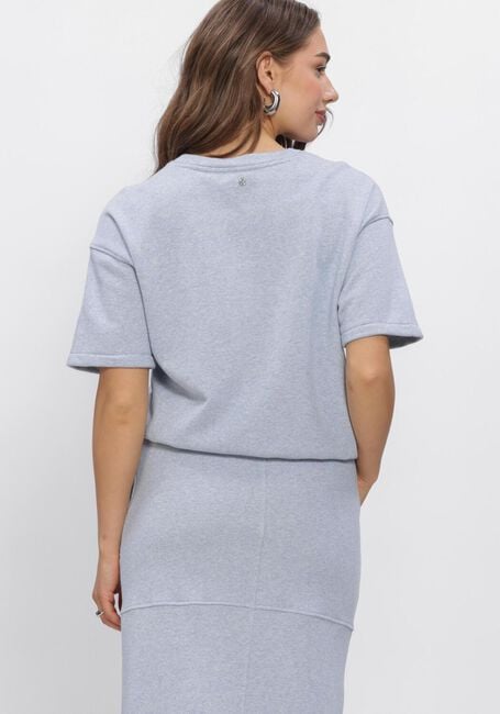 Blauwe NUKUS Trui ROOS PULLOVER LUREX - large