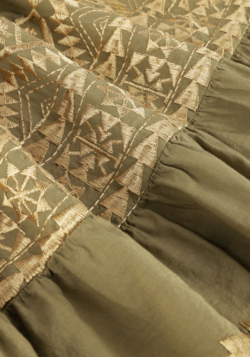 Groene GREEK ARCHAIC KORI Mini jurk 330652 - large