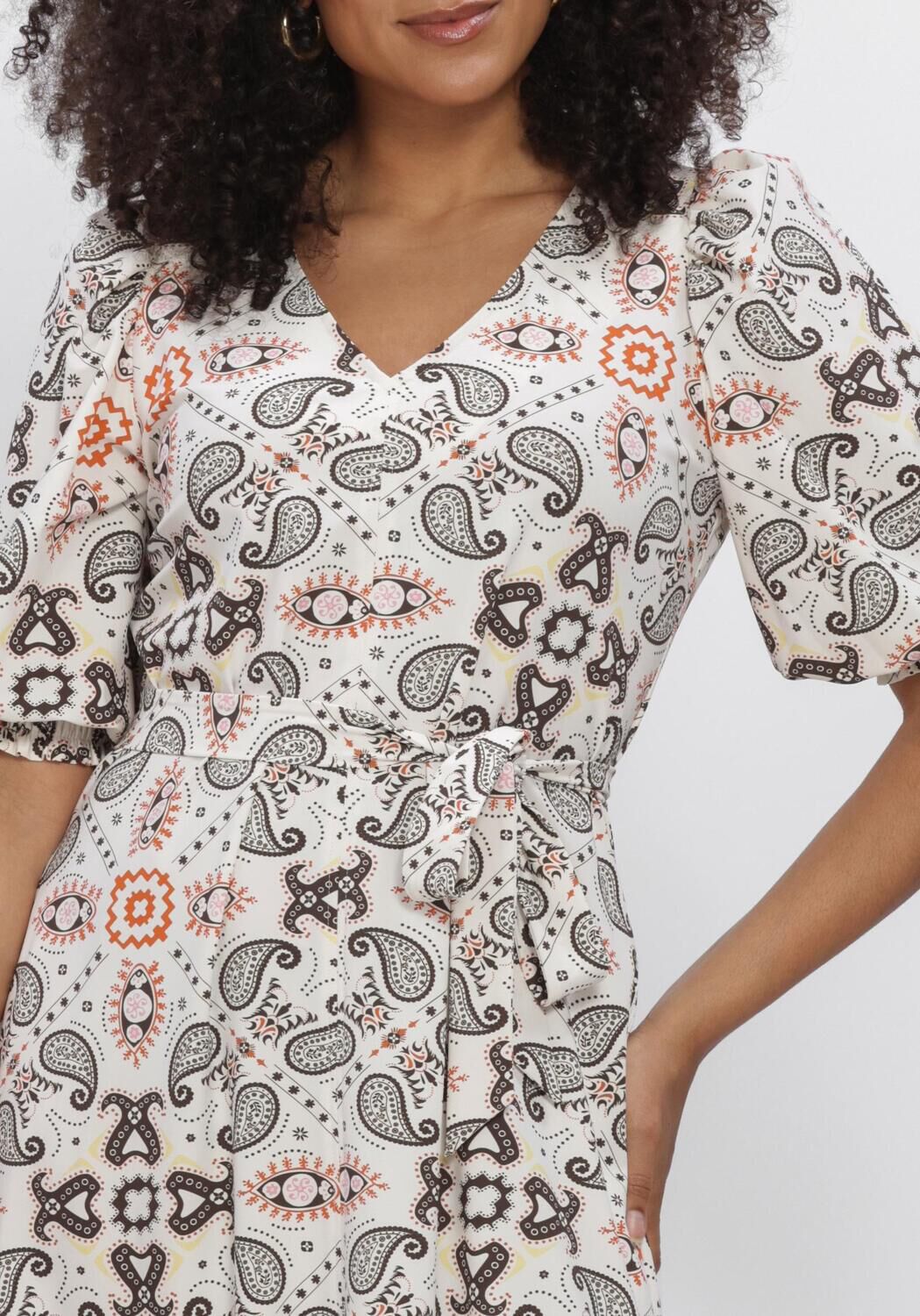 Gebroken wit STUDIO ANNELOES Maxi jurk EMIRA DRESS - large