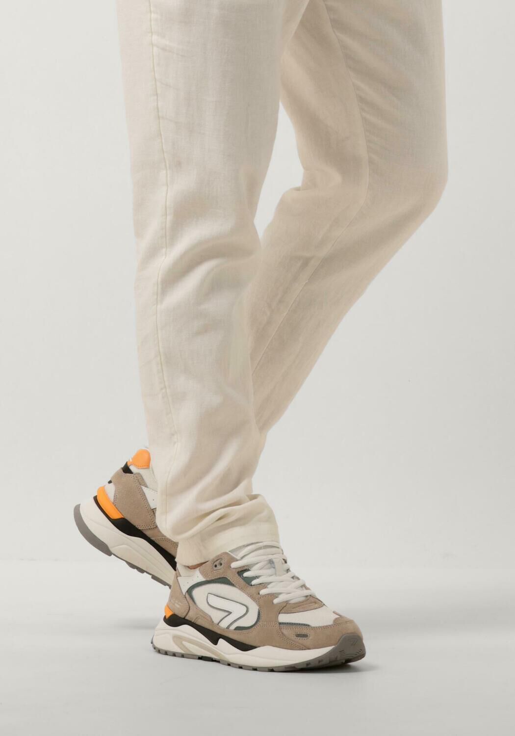 Witte HUB Lage sneakers SLAM-M - large