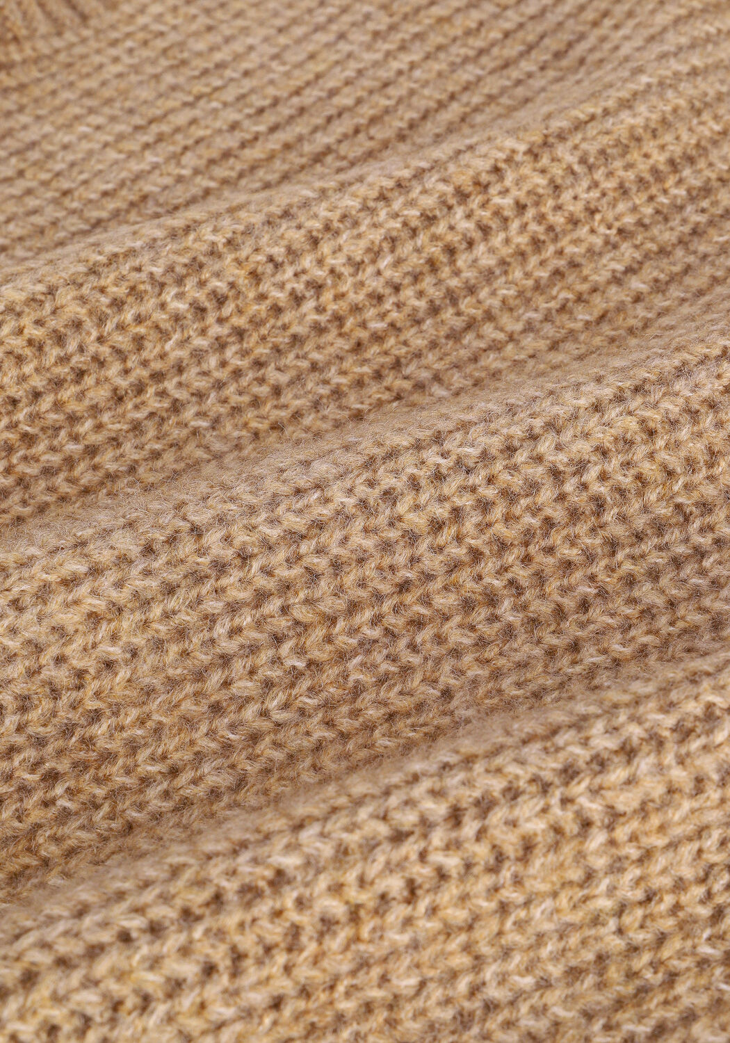 Camel NA-KD Vest KNITTED HOODIE VEST - large