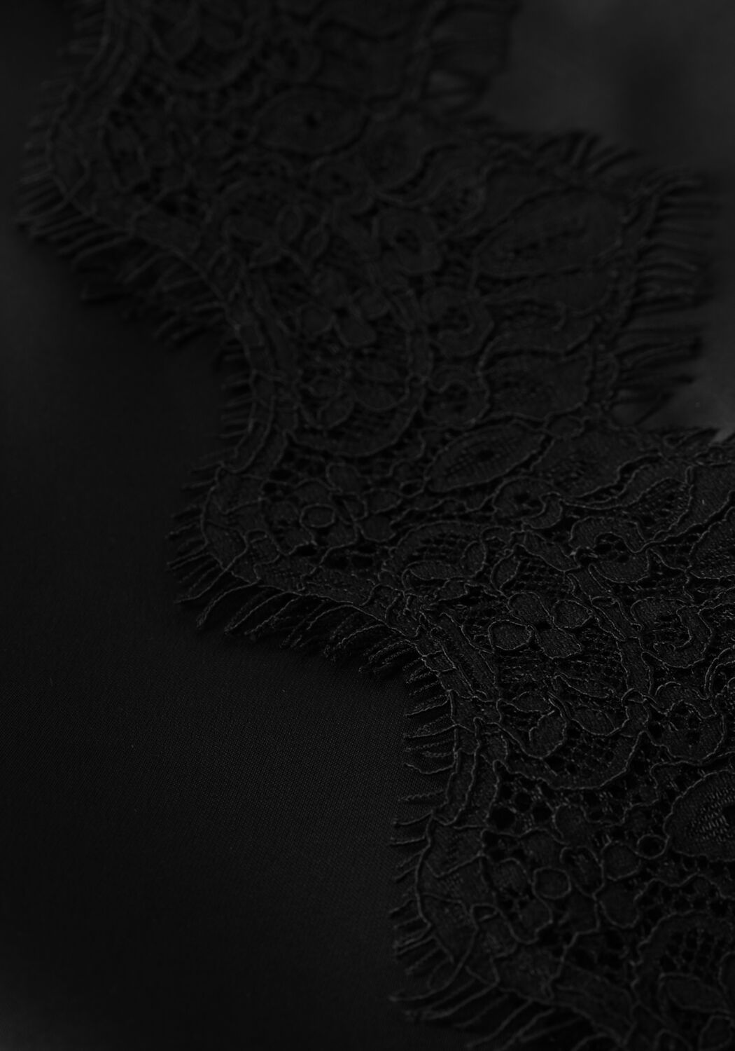 Zwarte HAUTE L'AMITI&Eacute; Jurken NAOMI ASYM LINGERIE DRESS - large