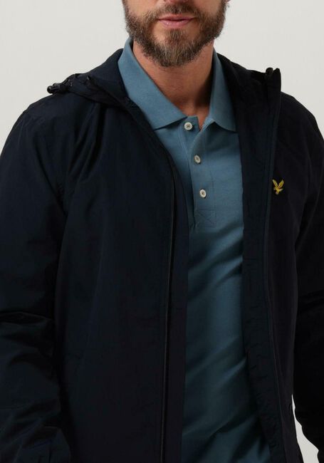 Donkerblauwe LYLE & SCOTT Jack ZIP THROUGH HOODED JACKET - large