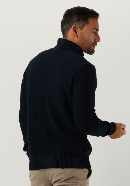 Donkerblauwe SELECTED HOMME Coltrui AXEL LS KNIT ROLL NECK - large