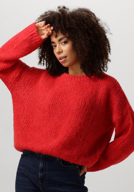 Rode SUMMUM Trui SWEATER ALPACA BLEND KNIT - large