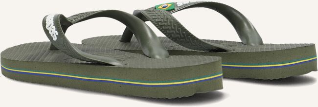 Groene HAVAIANAS Teenslippers BRASIL LOGO KIDS Groene HAVAIANAS Teenslippers BRASIL LOGO KIDS - large