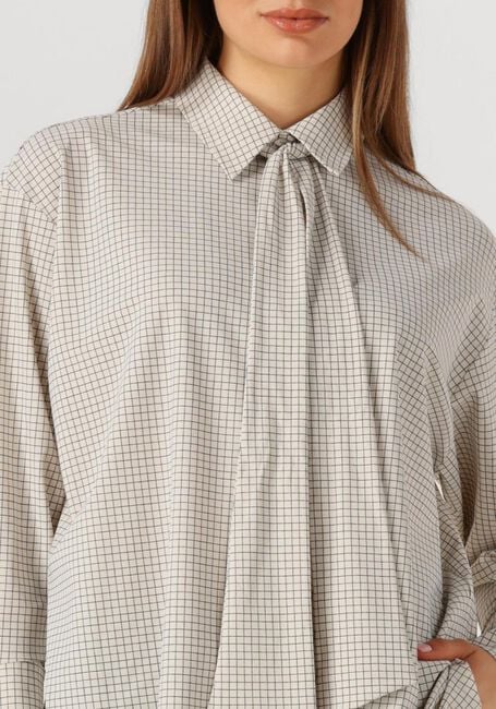 Gebroken wit STUDIO ANNELOES Blouses HOLLIS DOT CHECK BLOUSE - large