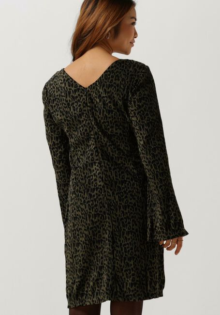 Donkergroene Y.A.S. Mini jurk YASSISMA LS DRESS - large