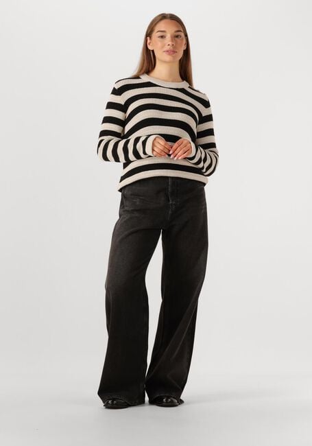 Beige Y.A.S. Trui YASSIRONI LS KNIT PULLOVER S. - large