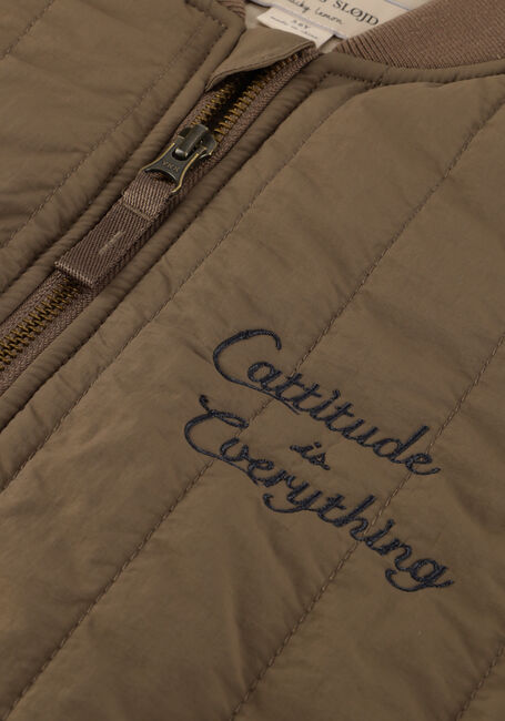 Bruine KONGES SLOJD Jack JUNO BOMBER JACKET - large