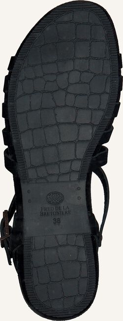 Zwarte FRED DE LA BRETONIERE Platte sandalen 170010028 Zwarte FRED DE LA BRETONIERE Platte sandalen 170010028 - large