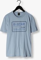 Lichtblauwe G-STAR RAW T-shirt APPLIQUE MULTI TECHNIQUE R T