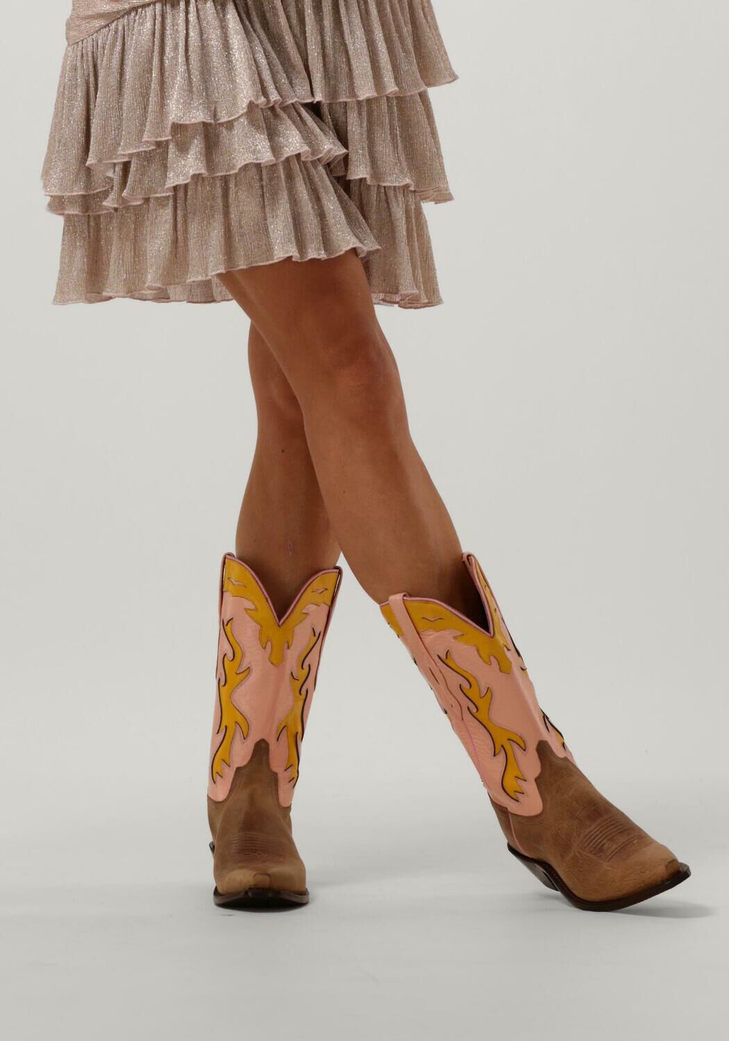 Roze BOOTSTOCK Cowboylaarzen CANDY BROWN WOMEN - large