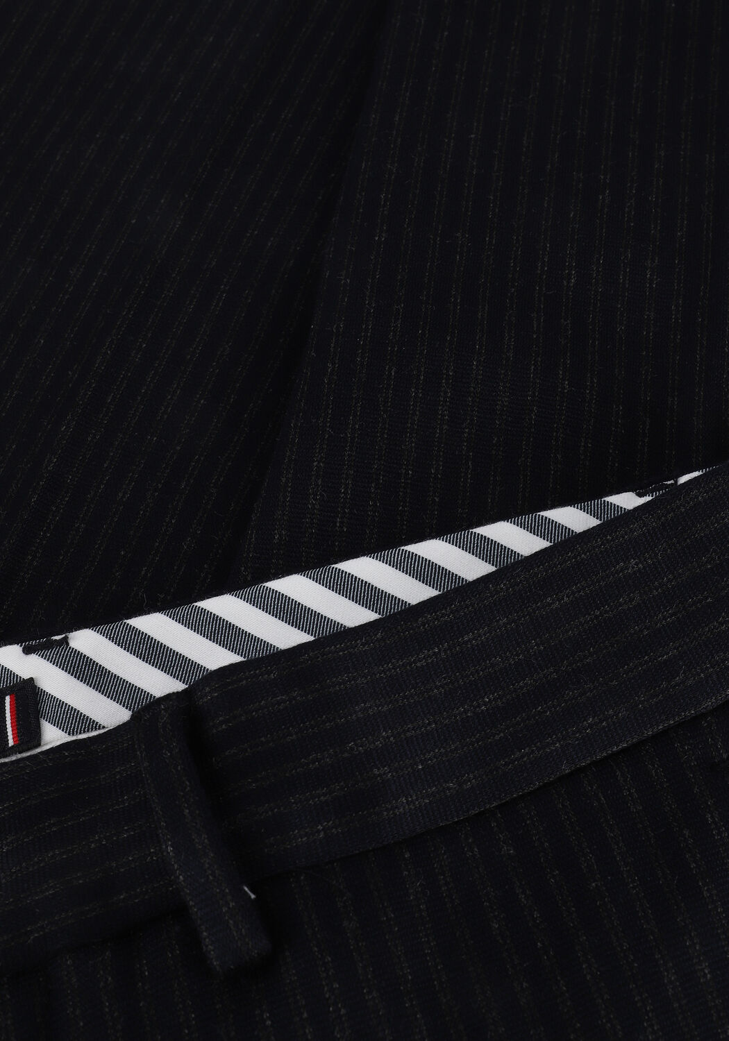 Donkerblauwe TOMMY HILFIGER Pantalon BLEECKER JERSEY PINSTRIPE - large
