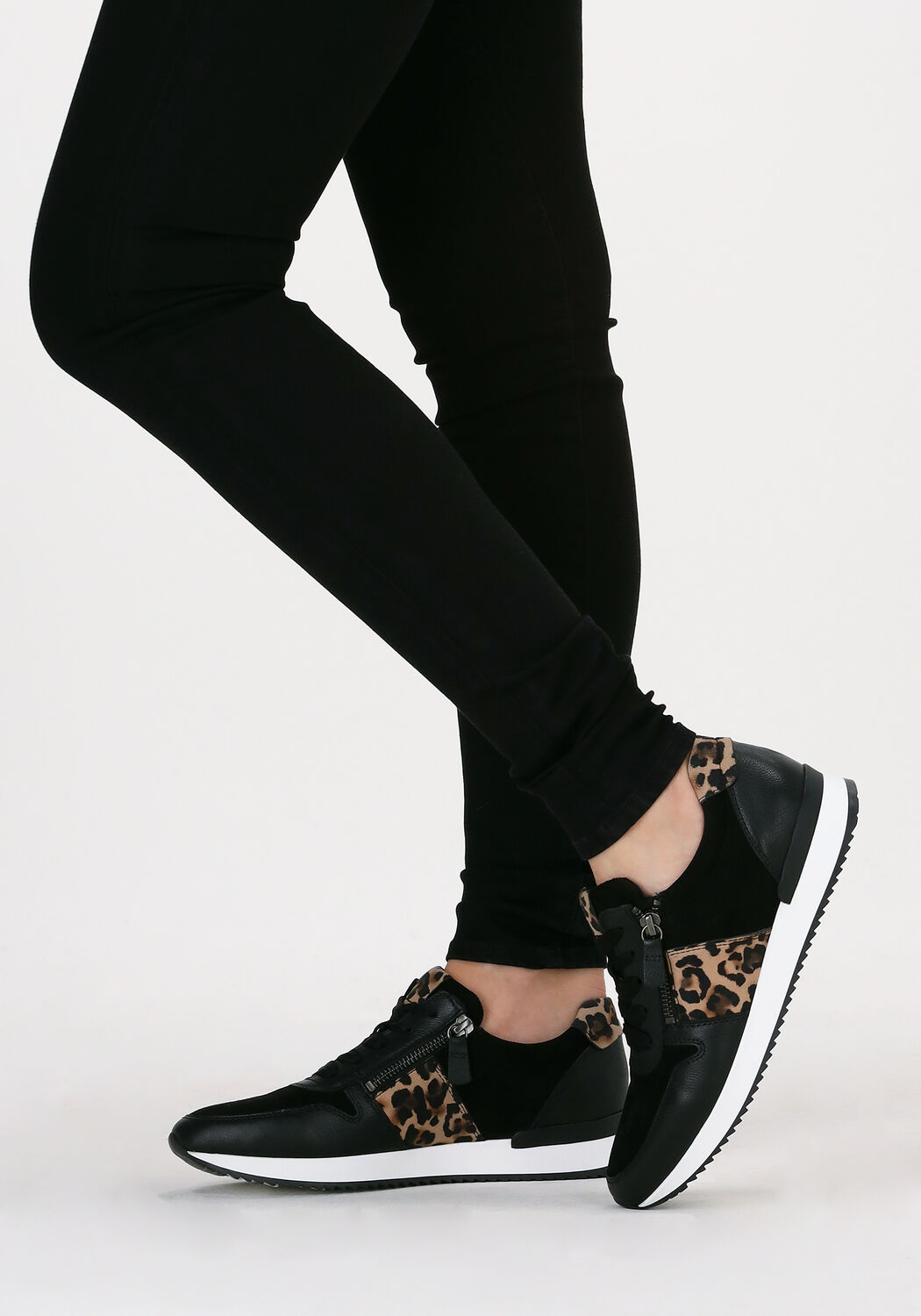 Zwarte GABOR Lage sneakers 420 - large