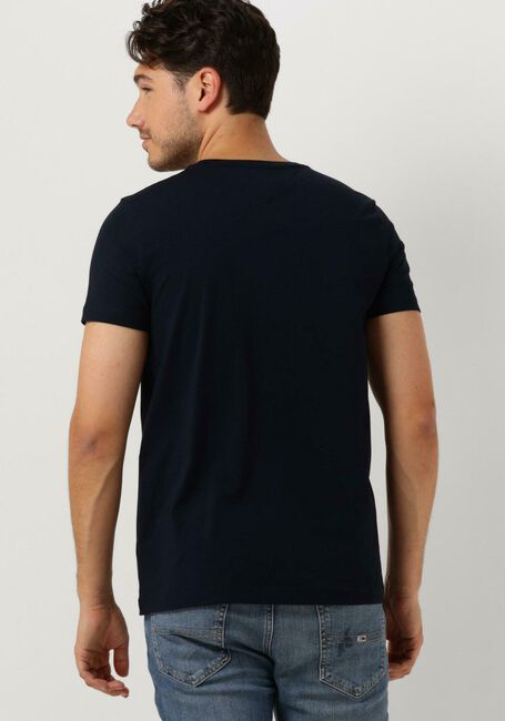 Donkerblauwe TOMMY HILFIGER T-shirt CORE STRETCH SLIM C-NECK - large