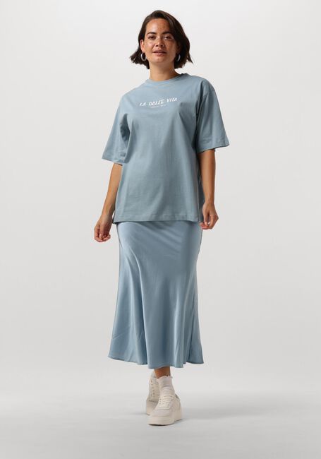Lichtblauwe REFINED DEPARTMENT Midirok AUDREY - large