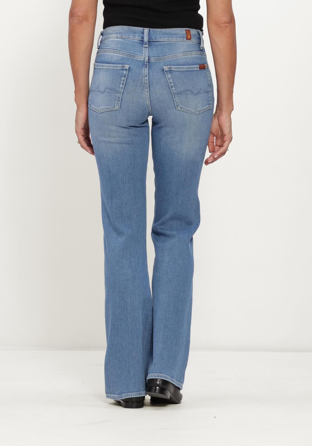 Blauwe 7 FOR ALL MANKIND Flared jeans THE LEGGY BOOTCUT COASTLINE - large