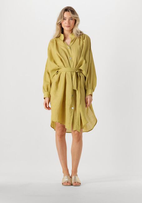 Groene GREEK ARCHAIC KORI Midi jurk 130463 - large