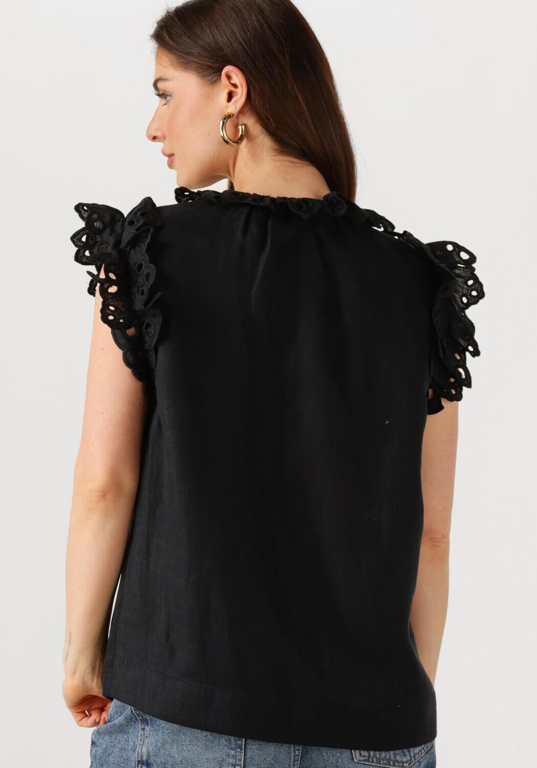 COPENHAGEN MUSE Dames Tops & T-shirts Natuli Shirt Zwart