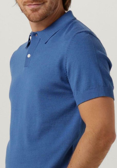 Blauwe SELECTED HOMME Polo SLHTOWN SS KNIT POLO B - large