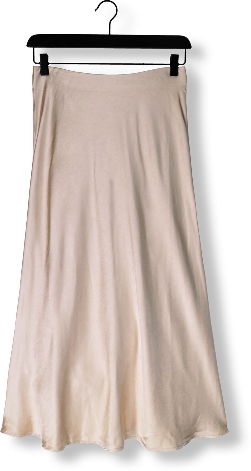 NOTRE-V Dames Rokken Satin Skirt Ecru