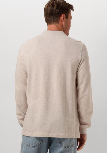 Beige FRED PERRY Polo LONG SLEEVE PLAIN FRED PERRY SHIRT - large