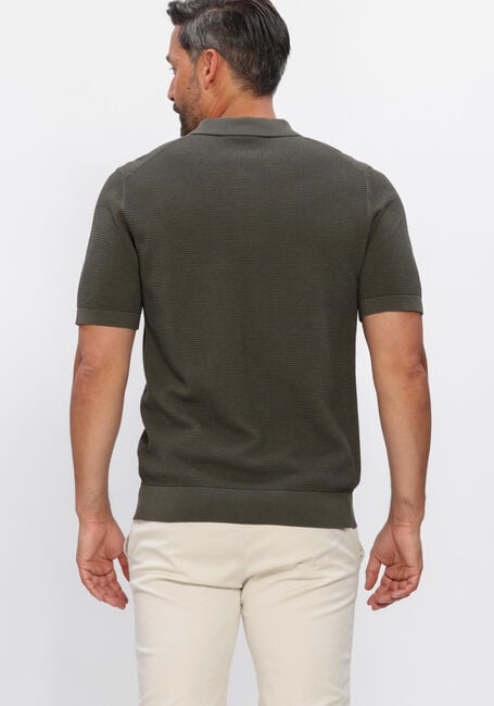 Groene PROFUOMO Polo POLO SS AERO EASE WAFFLE STRUCTURE - large