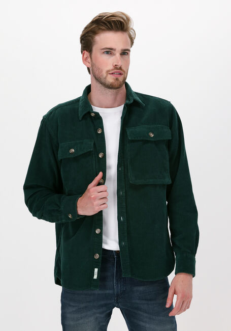 Donkergroene FORÉT Overshirt GONE - large