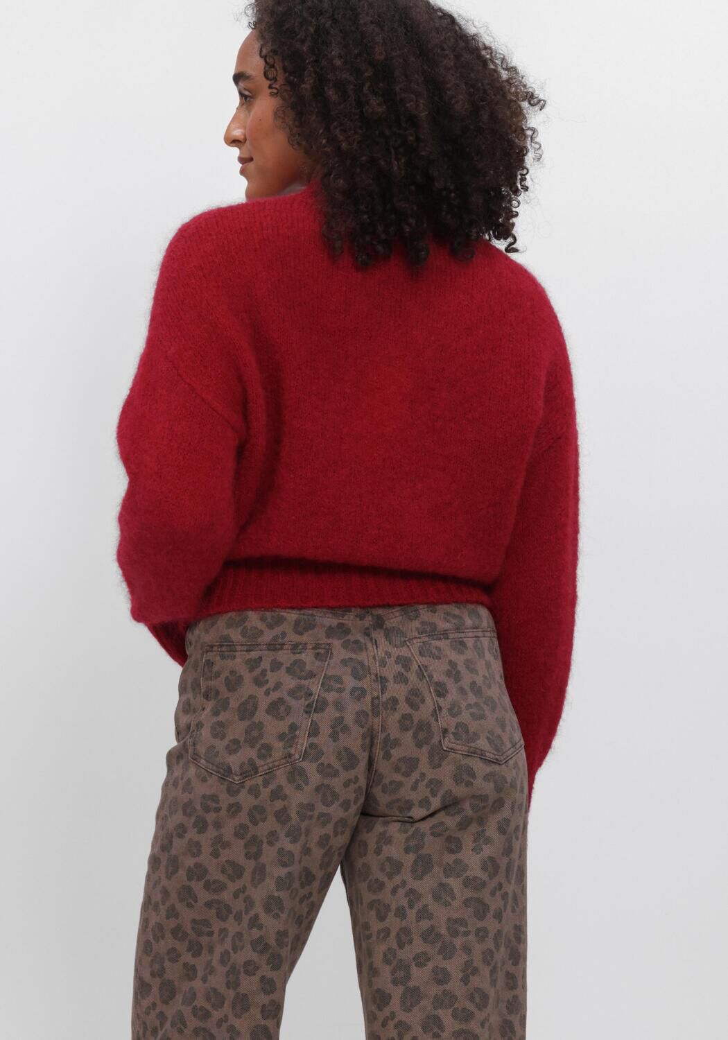 Rode BY-BAR Trui SONNY PULLOVER - large