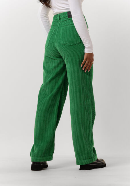 Groene CO'COUTURE Wijde broek VIKA CORDUROY JEANS - large