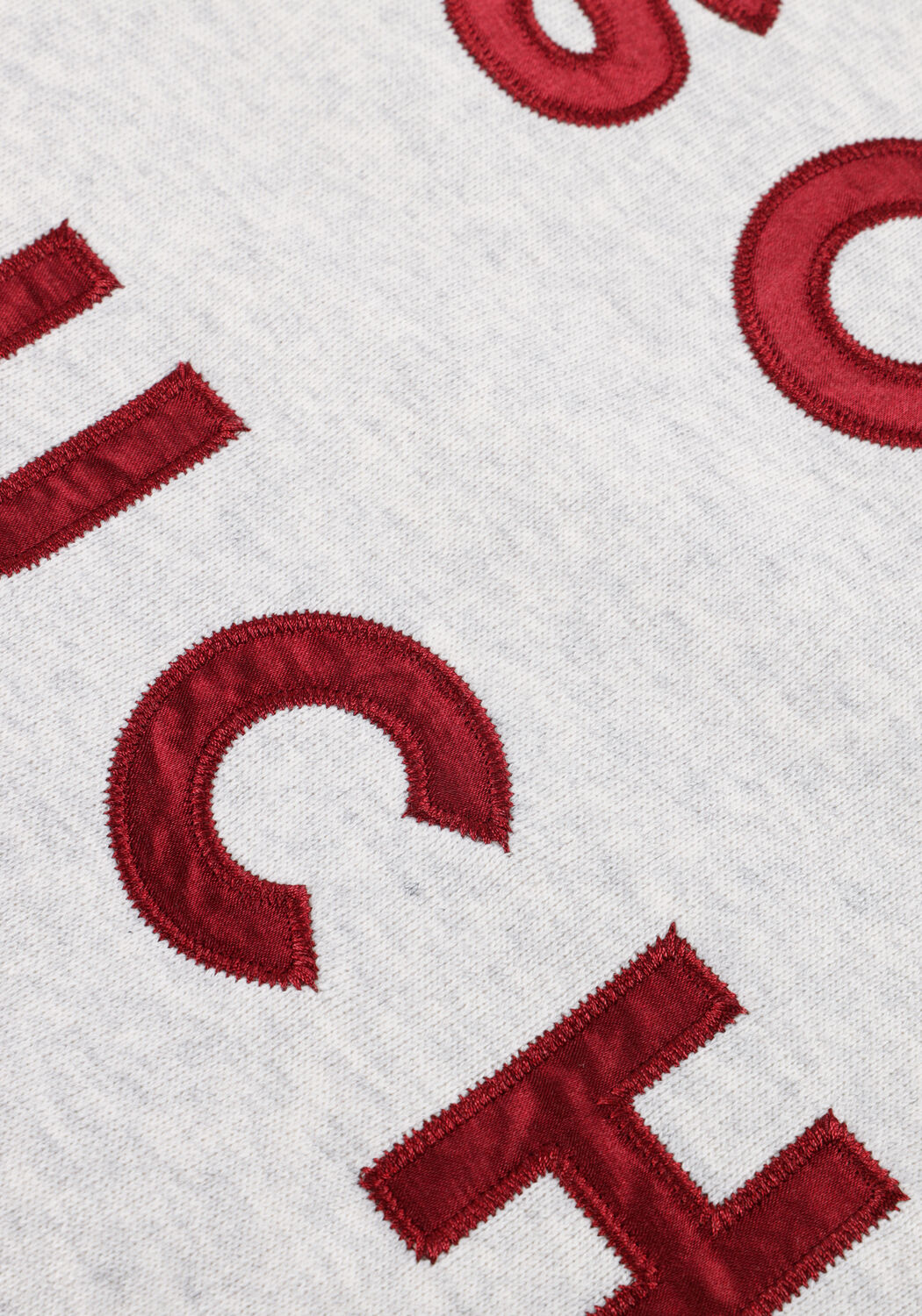 Lichtgrijze CATWALK JUNKIE Sweater GRAPHIC SWEATER WITH PIPING - large