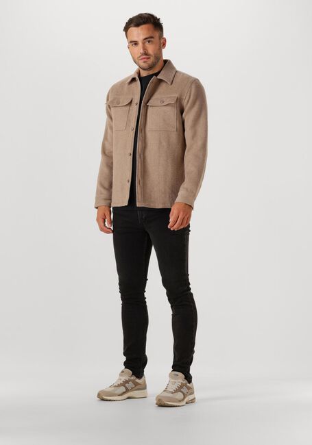 Camel PURE PATH Overshirt REGULAR FIT FLANNEL OVERSHIRTS - large