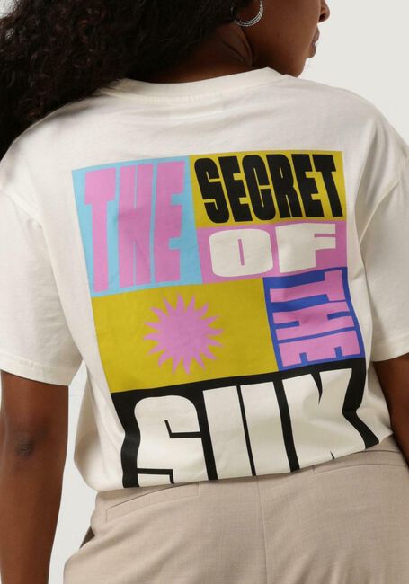 Witte COLOURFUL REBEL T-shirt SECRET SUN LOOSEFIT TEE - large