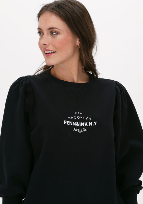 Zwarte PENN & INK Midi jurk S22F1044 - large