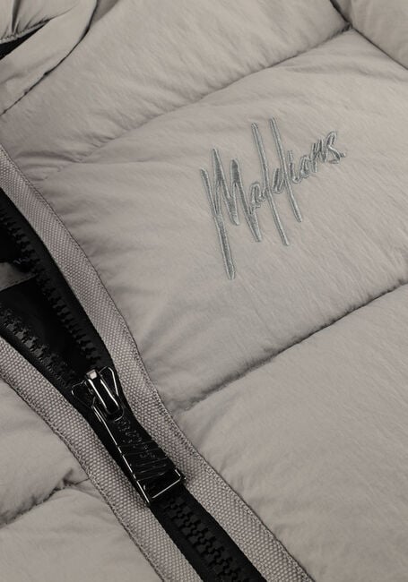 Lichtgrijze MALELIONS Gewatteerde jas DONN PUFFER JACKET - large